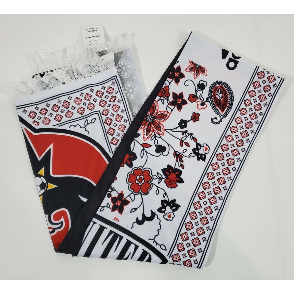 Adidas Women's One Size DC United MLS Soccer Slinky Lace‎ Accent Scarf NEW